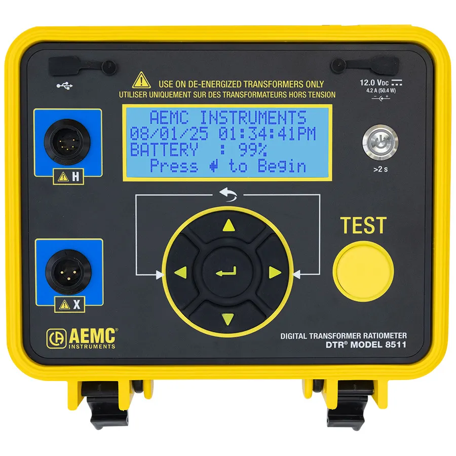 AEMC DTR 8511 Digital Transformer Ratiometer