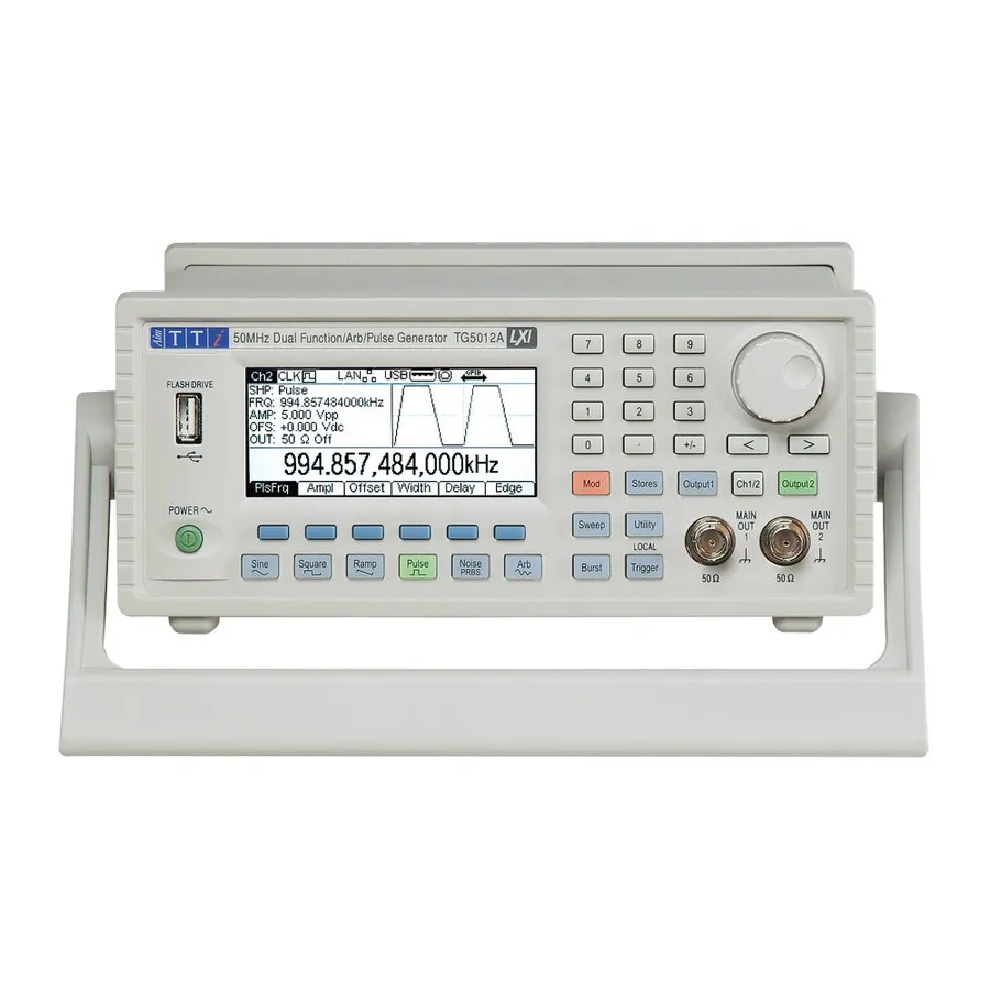 Aim TTi TG5012A 50MHz 2-Channel Function/Arbitrary Waveform Generator