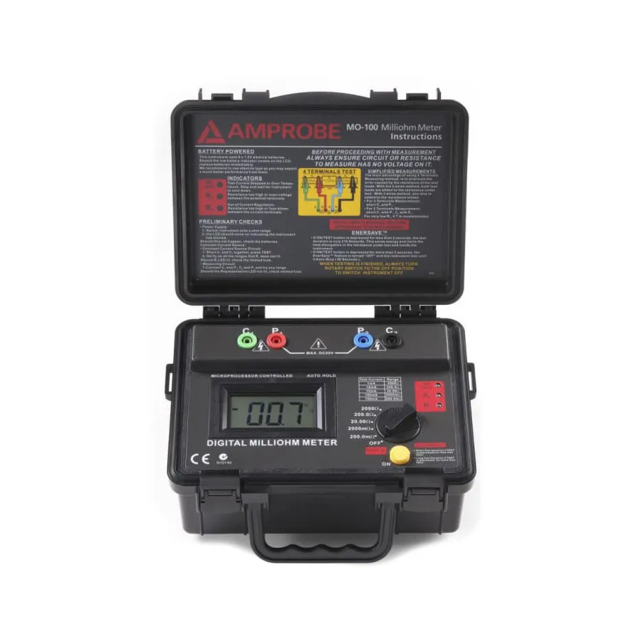 Amprobe MO-100 Portable Milliohmmeter