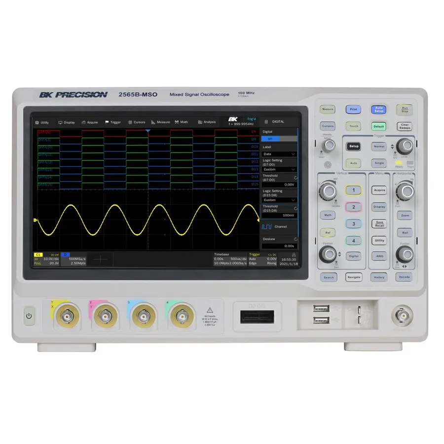 B&K Precision 2565B-MSO Mixed Signal Oscilloscope