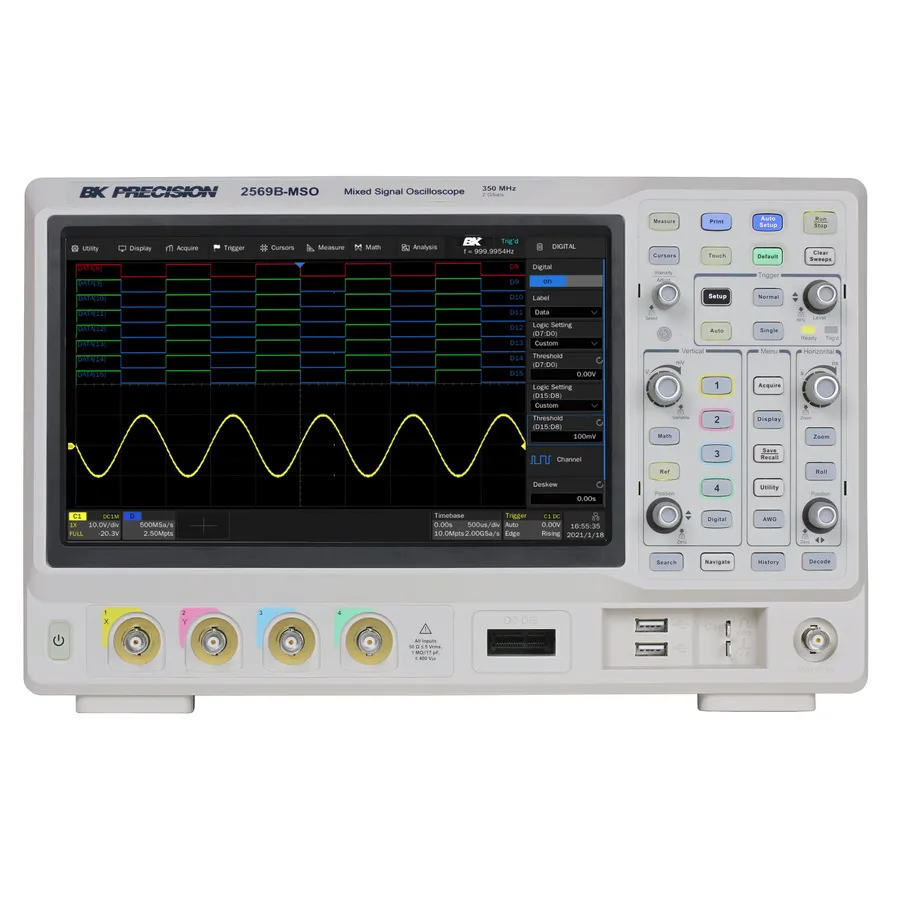 B&K Precision 2569B-MSO Mixed Signal Oscilloscope