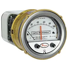 Dwyer 43060B Capsu-Photohelic Pressure Switch/Gauge