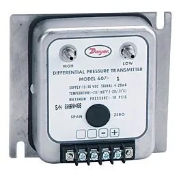 Dwyer Instruments 607-21 Differential Pressure Transmitter