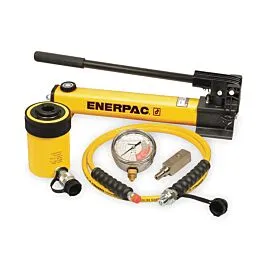 Enerpac SCH-202H 20-Ton Hollow Cylinder with Hand Pump