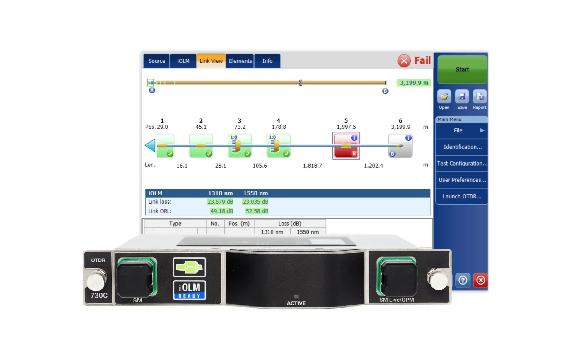 EXFO FTBx-730C-SM3-XX PON OTDR