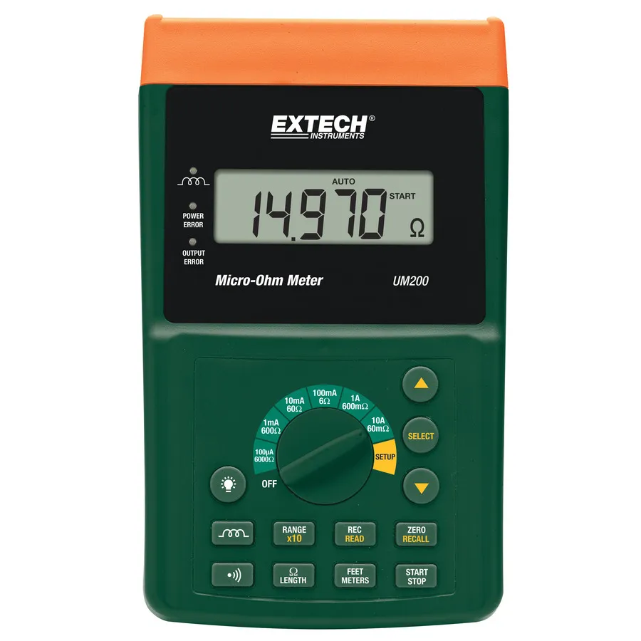 Extech UM200-NIST Micro-Ohm Meter