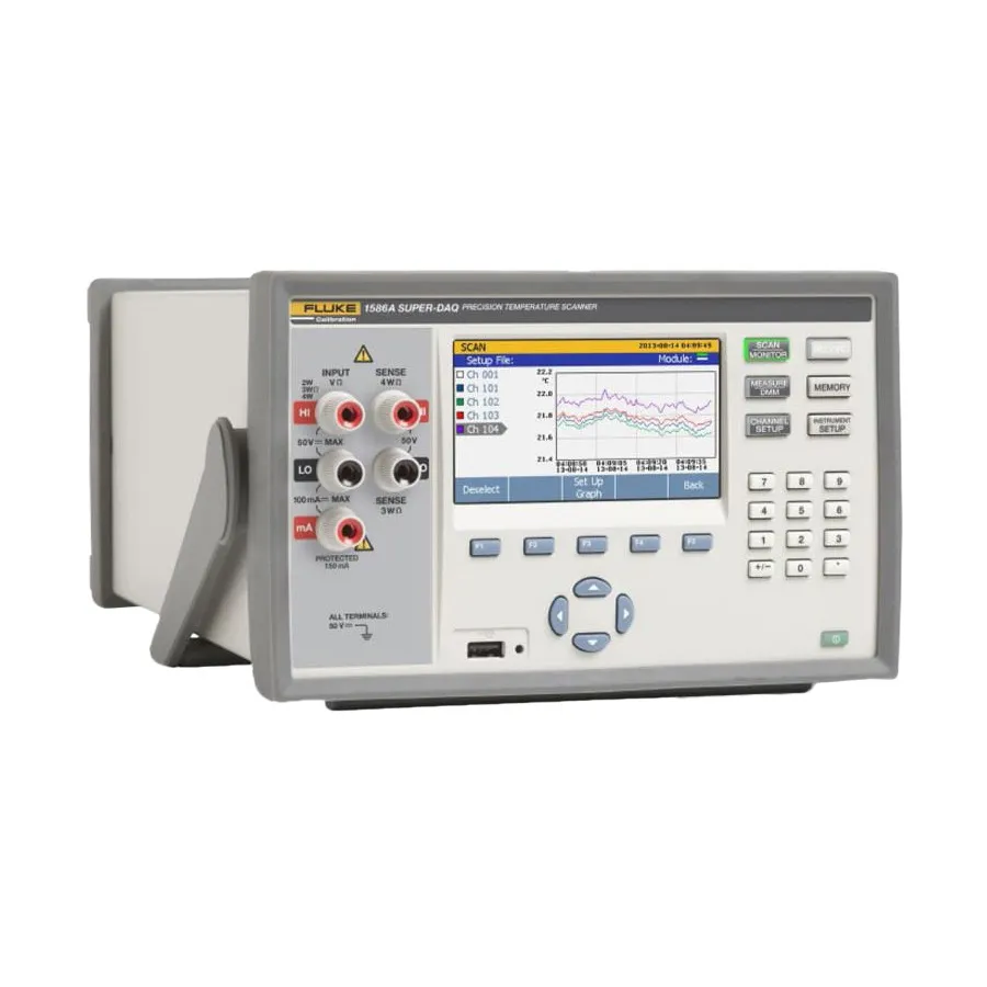 Fluke 1586A/1DS 120 Super-DAQ Temperature Scanner with DAQ-STAQ Module