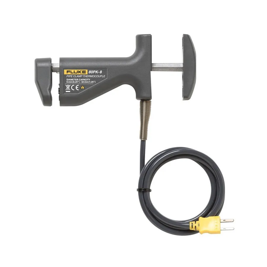 Fluke 80PK-8 Type-K Pipe Clamp Temperature Probe