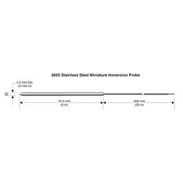 Fluke Calibration 5665-P Immersion Thermistor Probe