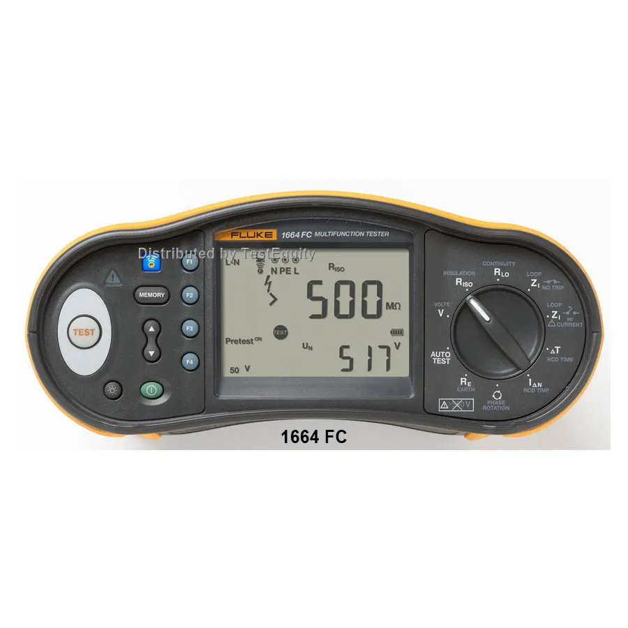 Fluke FLK-1664FC Multifunction Installation Tester