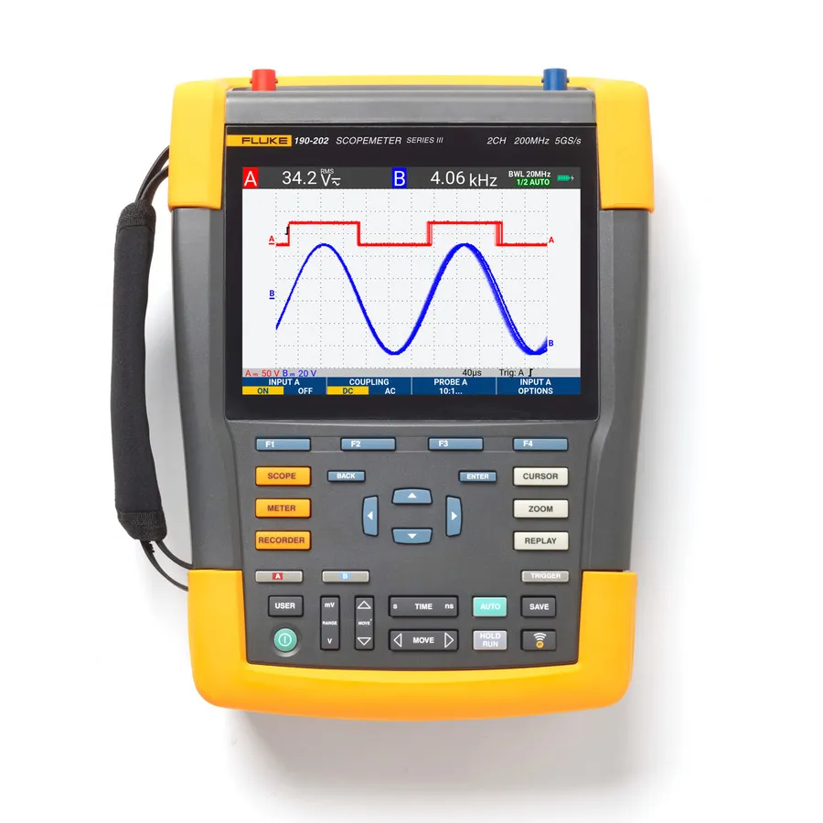 Fluke 190-202-III-S Handheld Oscilloscope