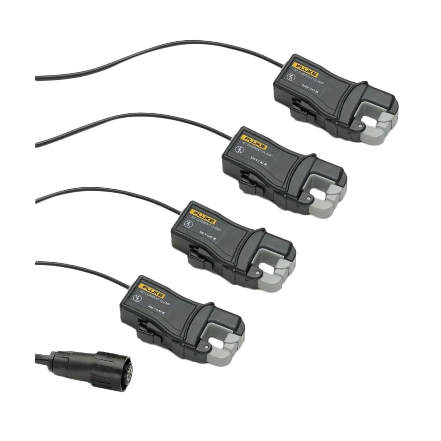 Fluke I20/200A-PQ4 4-Phase Mini Current Clamp Set