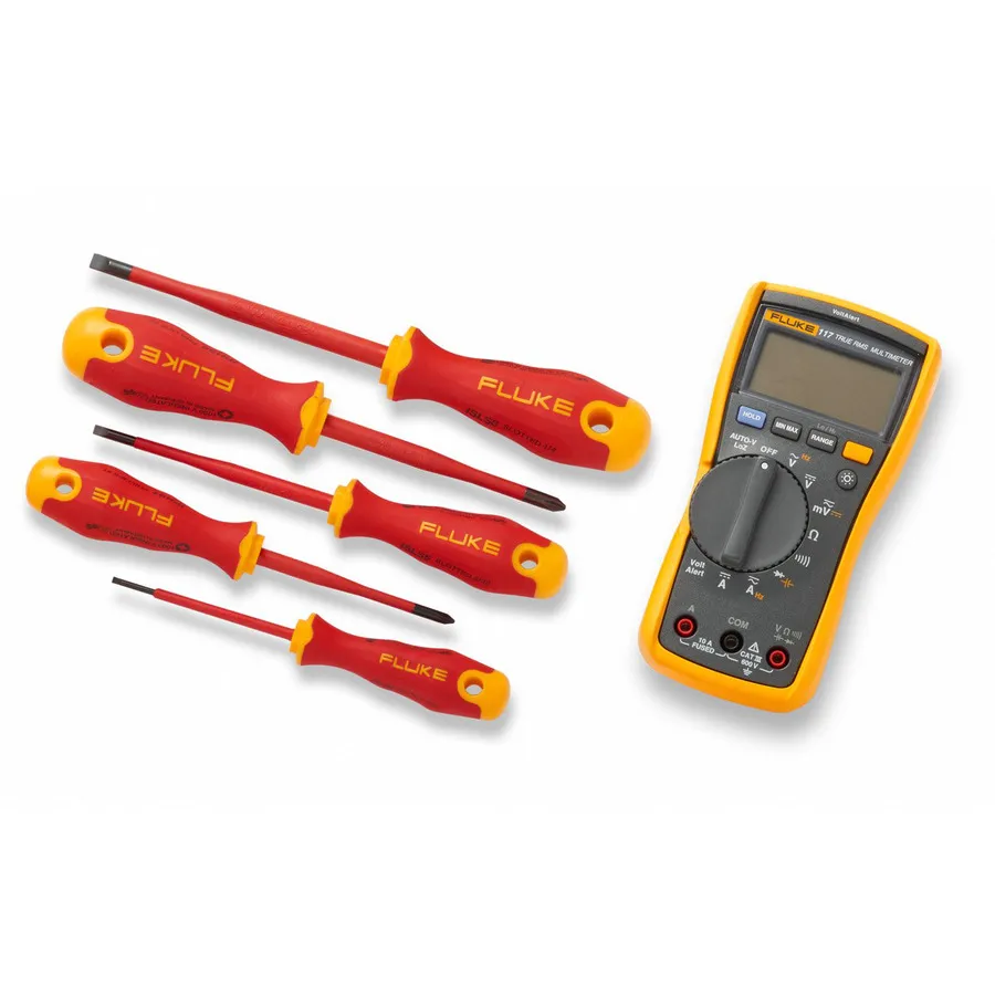 Fluke IB117K 117 Digital Multimeter and Hand Tool Starter Kit