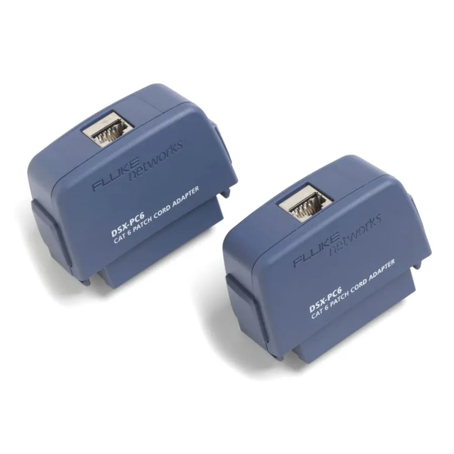 Fluke Networks DSX-PC6S Cat 6 Patch Cord Adapter Set