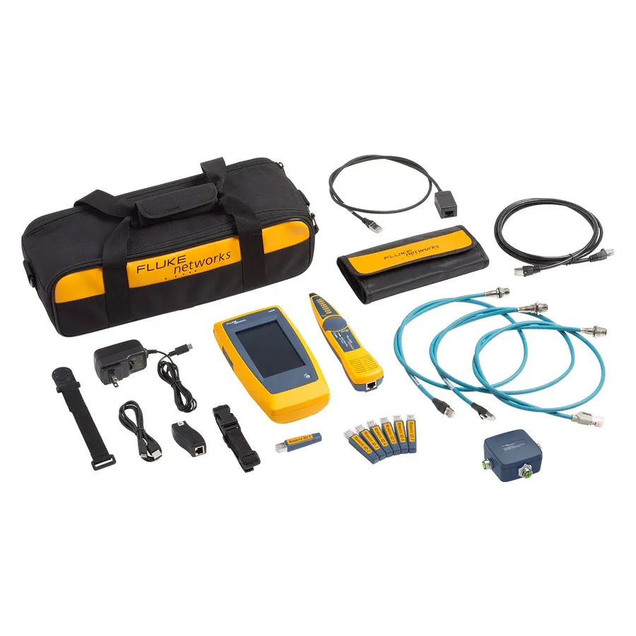 Fluke Networks LIQ-KIT-IE/FPC3 LinkIQ Cable Tester with Premium Care