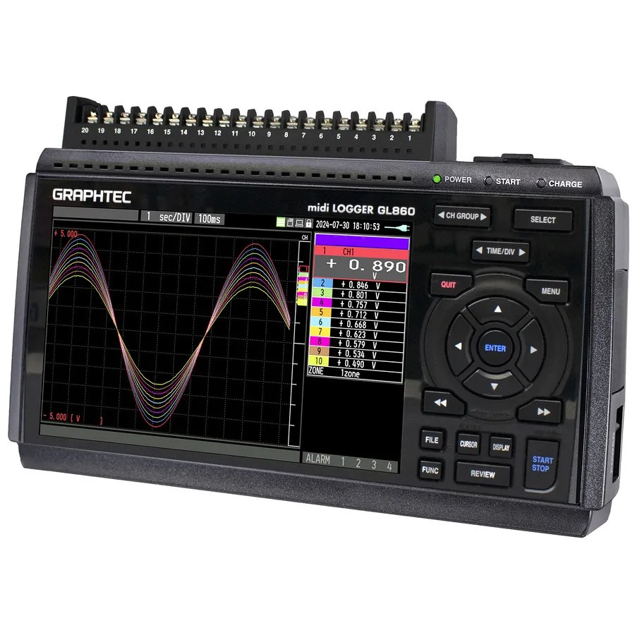 Graphtec GL860 Multi-Channel Data Logger
