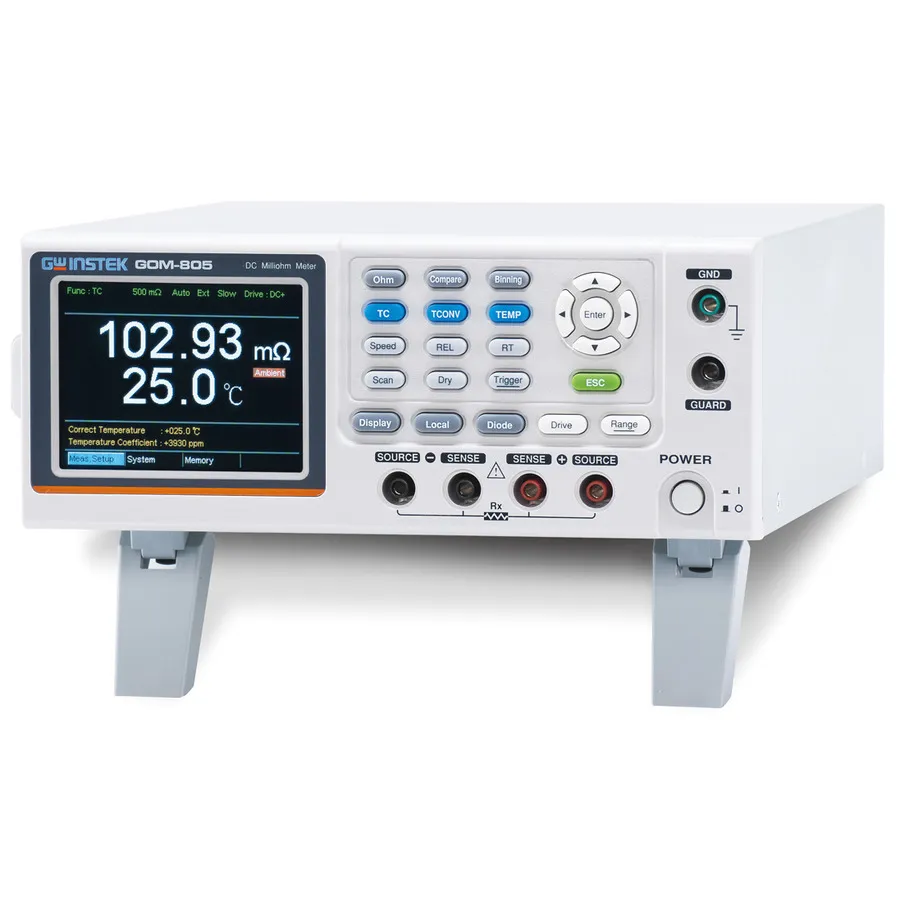 GW Instek GOM-805 Benchtop DC Milliohmmeter