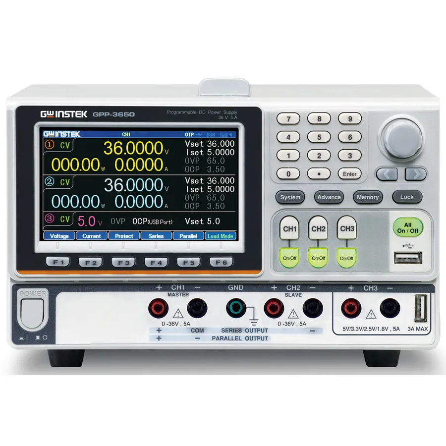 GW Instek GPP-3650 Triple Output Programmable DC Power Supply