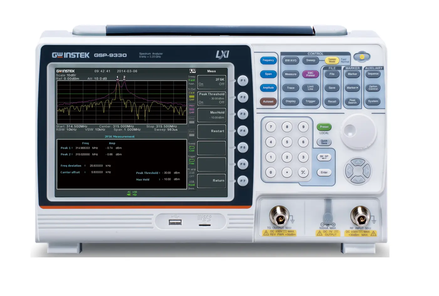 GW Instek GSP-9330 Spectrum Analyzer