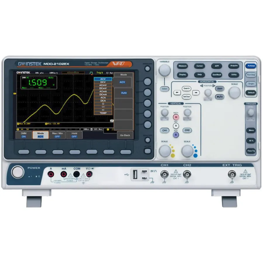 GW Instek MDO-2102EX Mixed Domain Oscilloscope