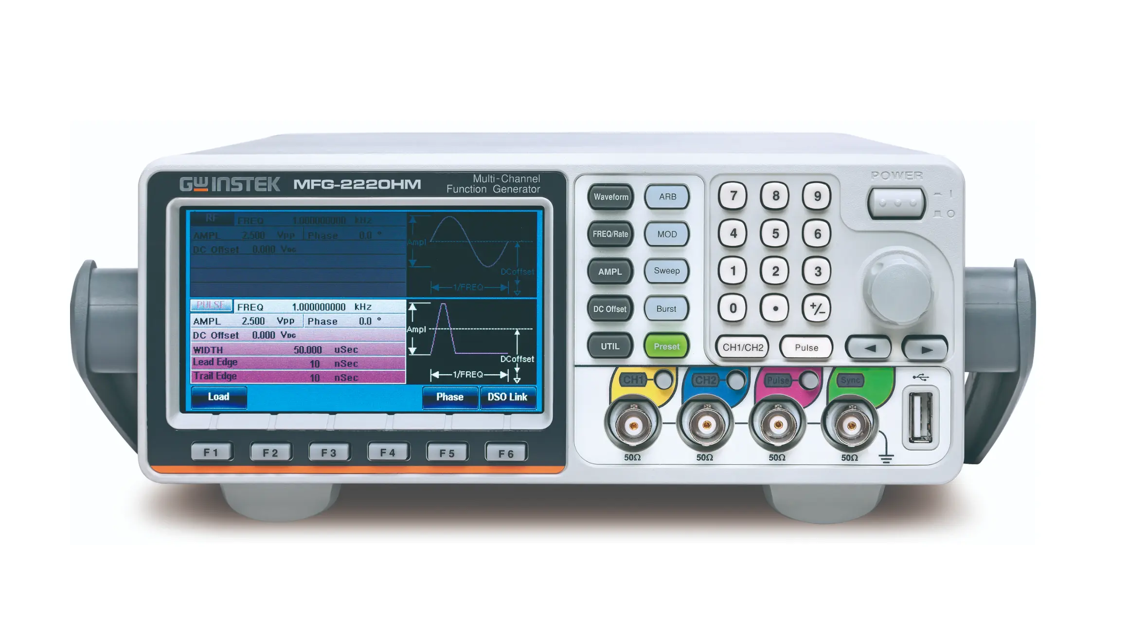 GW Instek MFG-2220HM 200MHz Dual Channel Arbitrary Function Generator