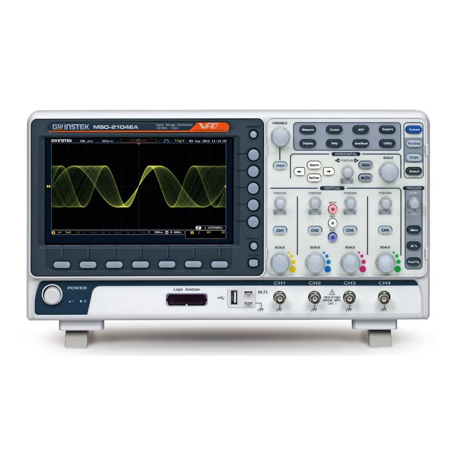 GW Instek MSO-2104EA Mixed Signal Oscilloscope