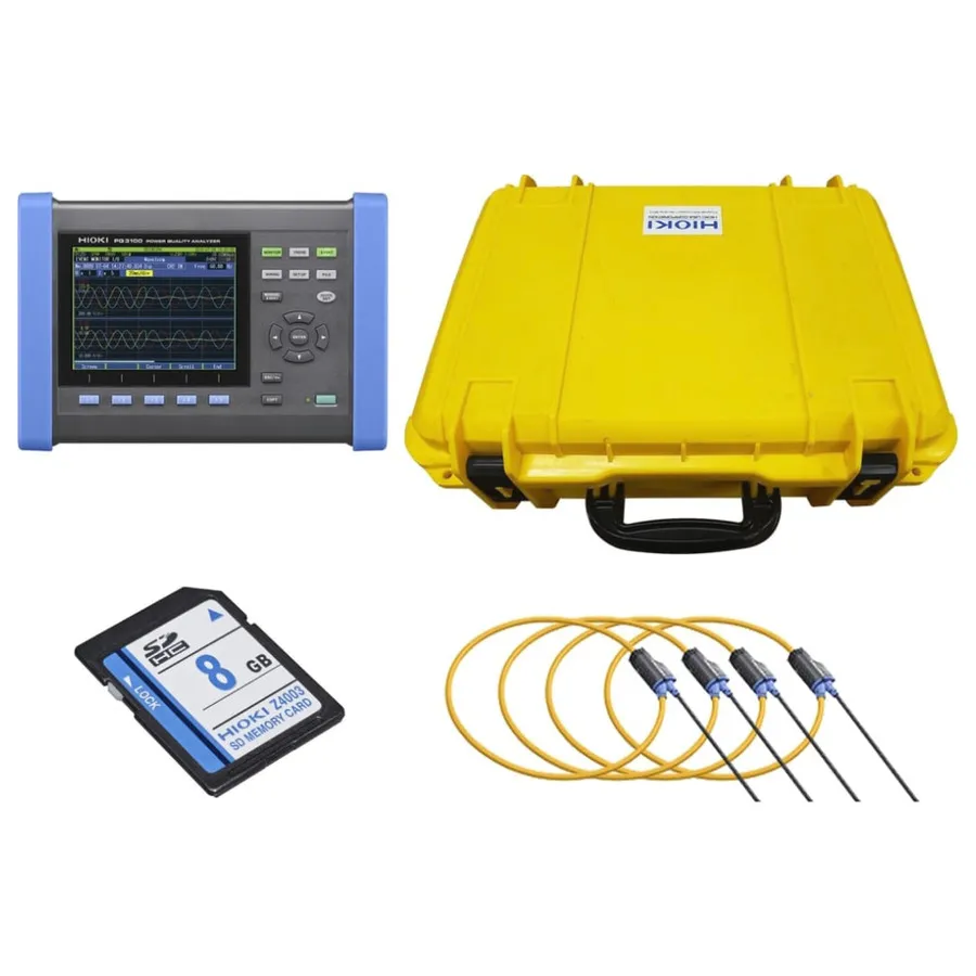 Hioki PQ3100-04/6000-10in KIT Power Quality Analyzer Kit