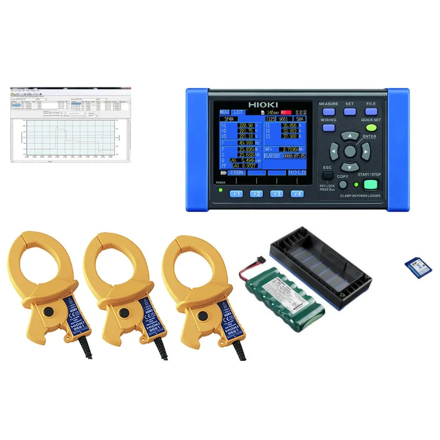 Hioki PW3360-21/500Pro KIT Power Analyzer