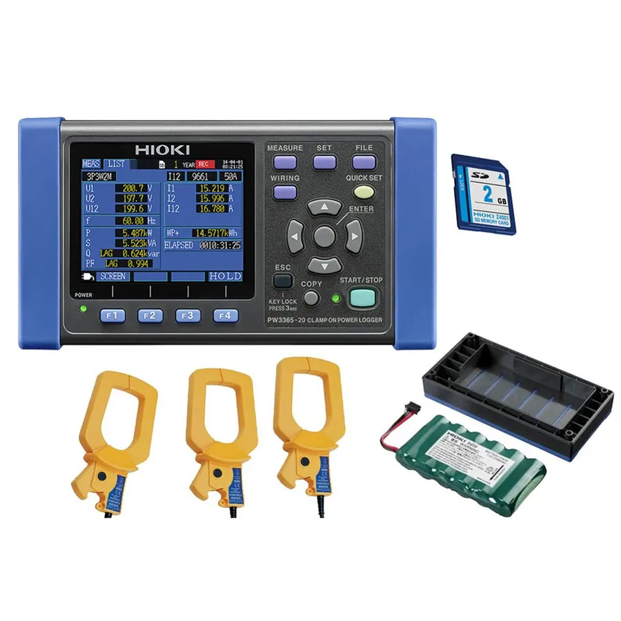 Hioki PW3365-20/1000Pro KIT Power Logger