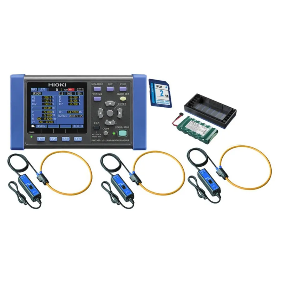 Hioki PW3365-20/5000Pro-7in KIT Power Logger