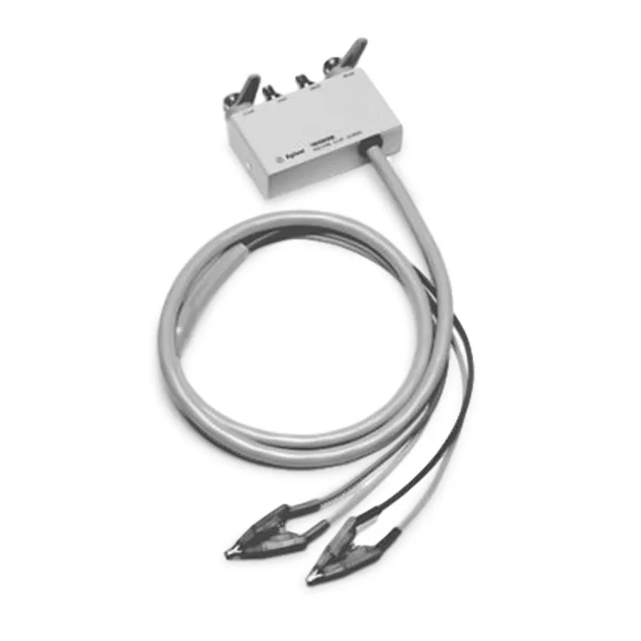 Keysight 16089B/C20 Test Fixture with Kelvin Clip Leads