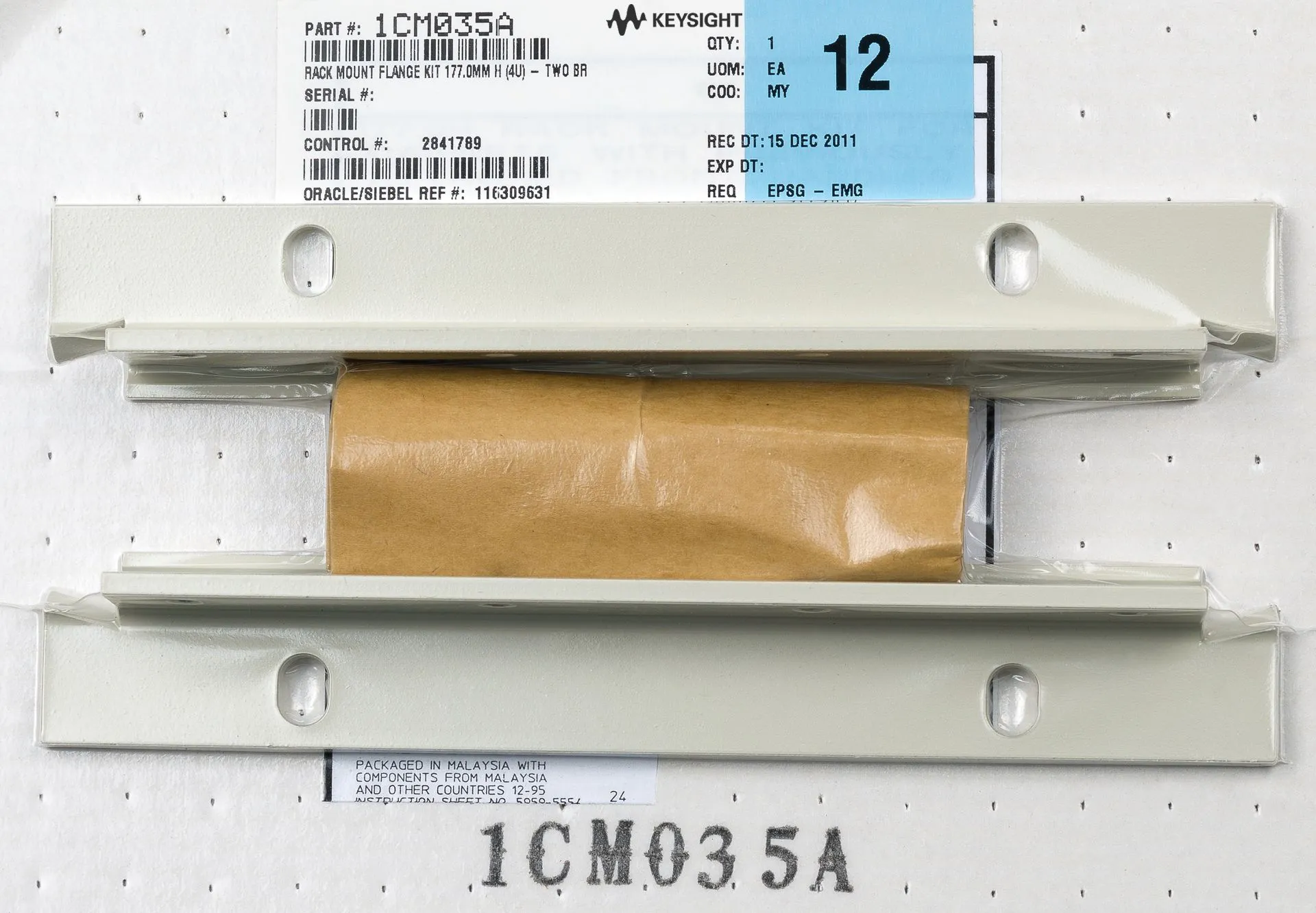 Keysight 1CM035A Rackmount Flange Kit 177.0mm H (4U)