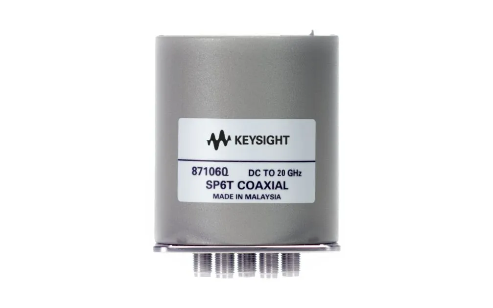 Keysight 87106Q SP6T Coaxial Switch