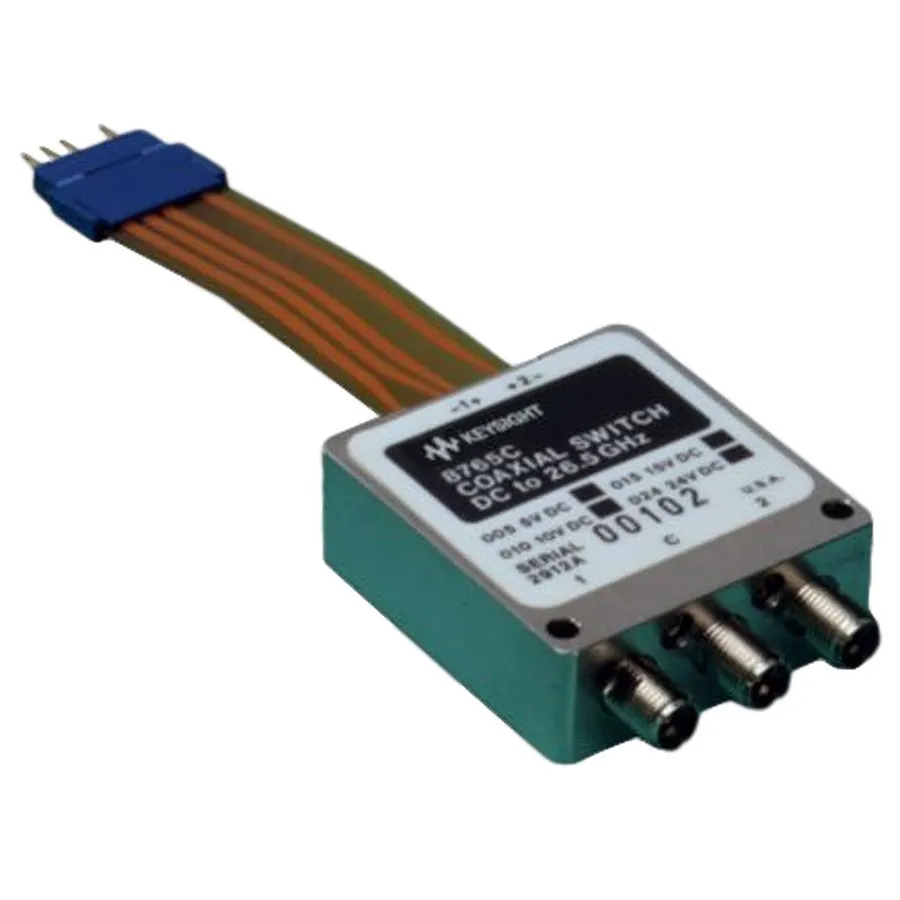Keysight 8765D Coaxial Switch, SPDT, DC to 40 GHz, 24 Vdc