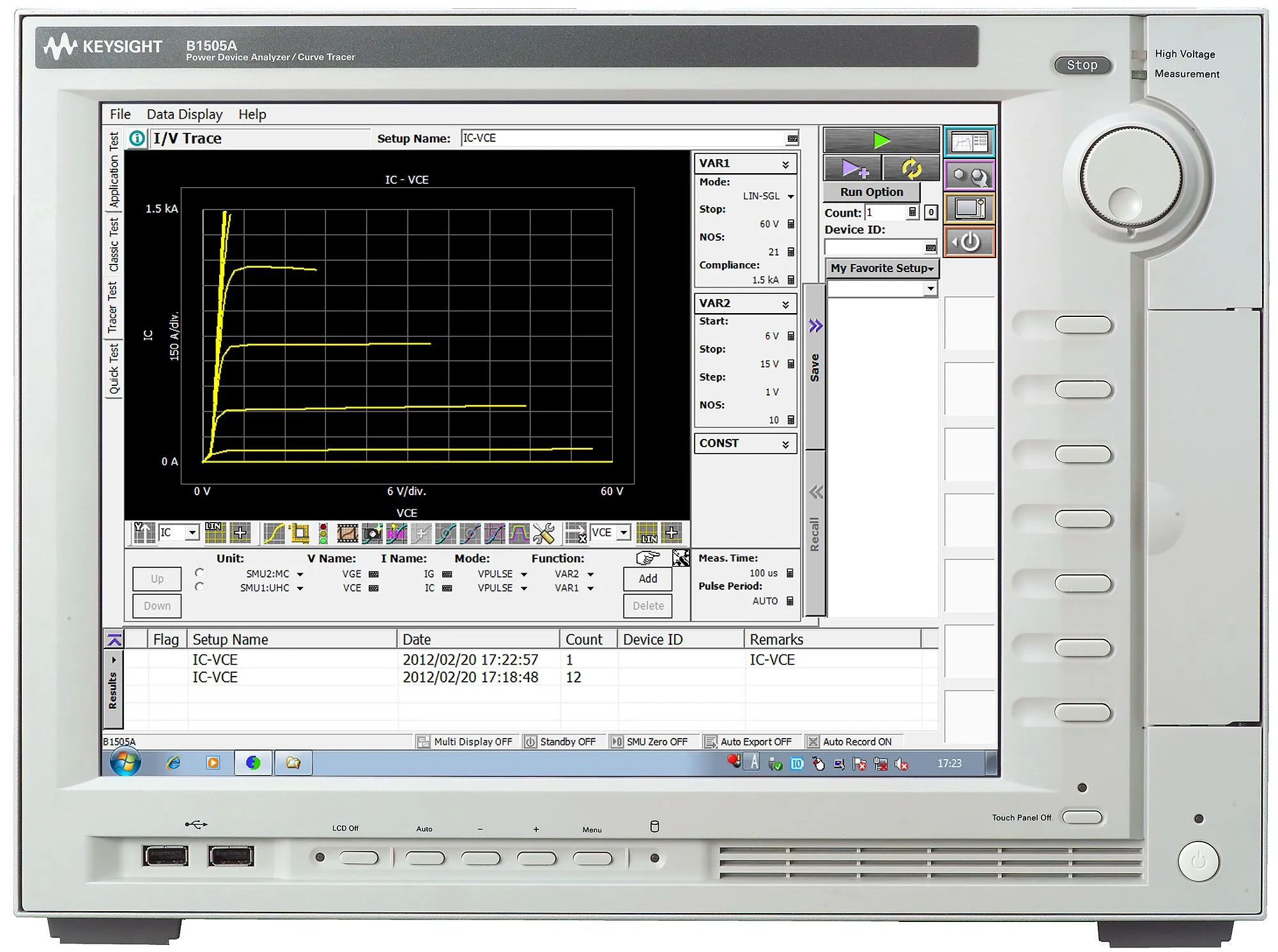 Keysight B1505A Power Device Analyzer