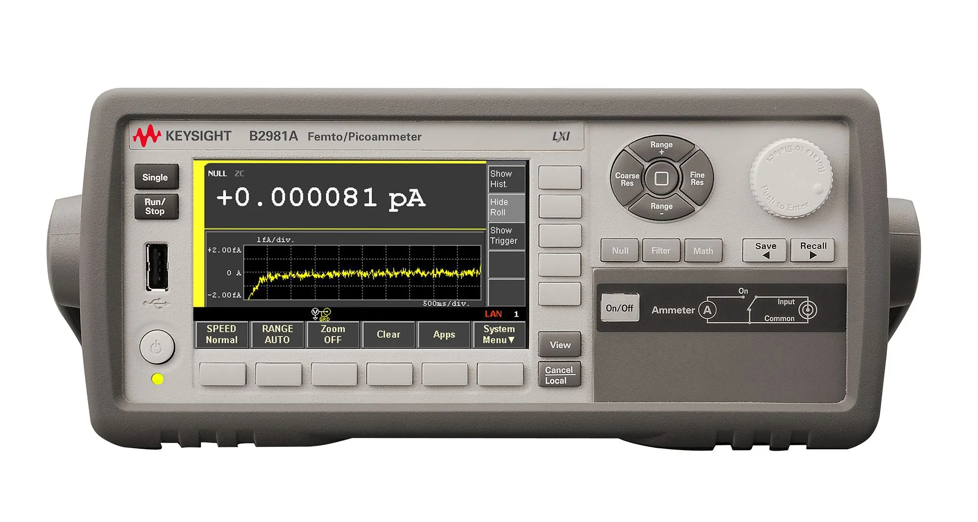 Keysight B2981A Femto/Picoammeter