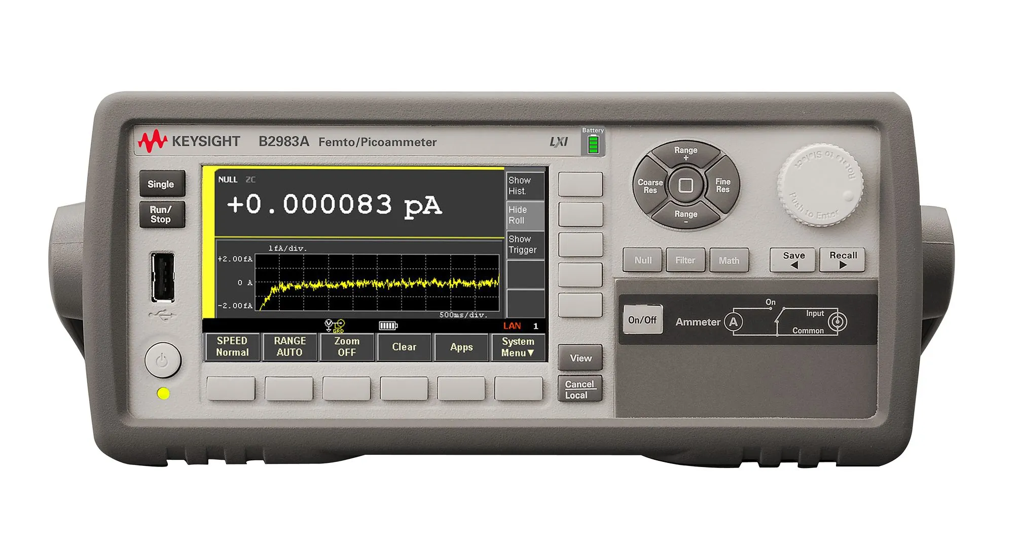 Keysight B2983A Femto/Picoammeter