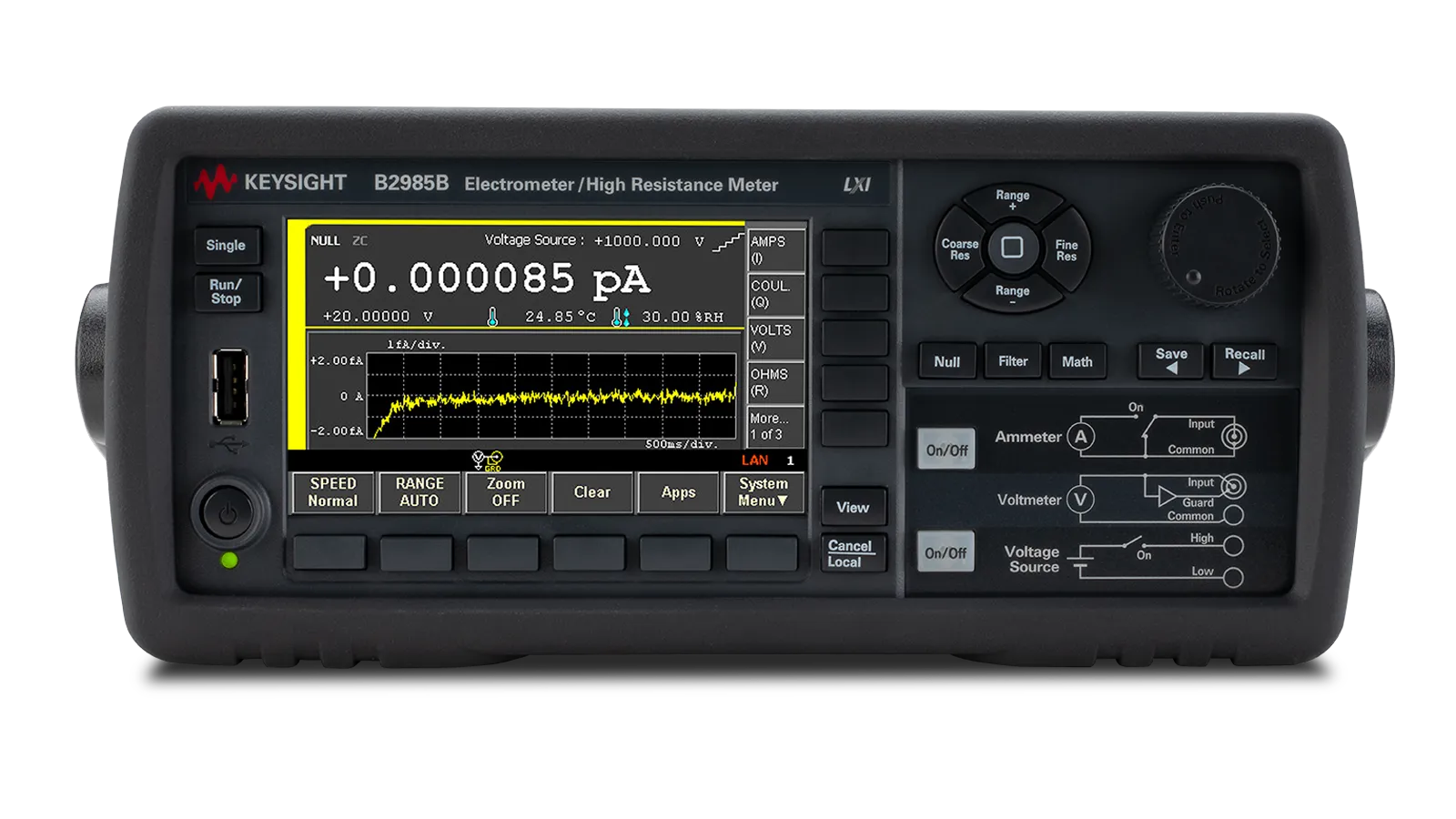 Keysight B2985B Electrometer/High Resistance Meter