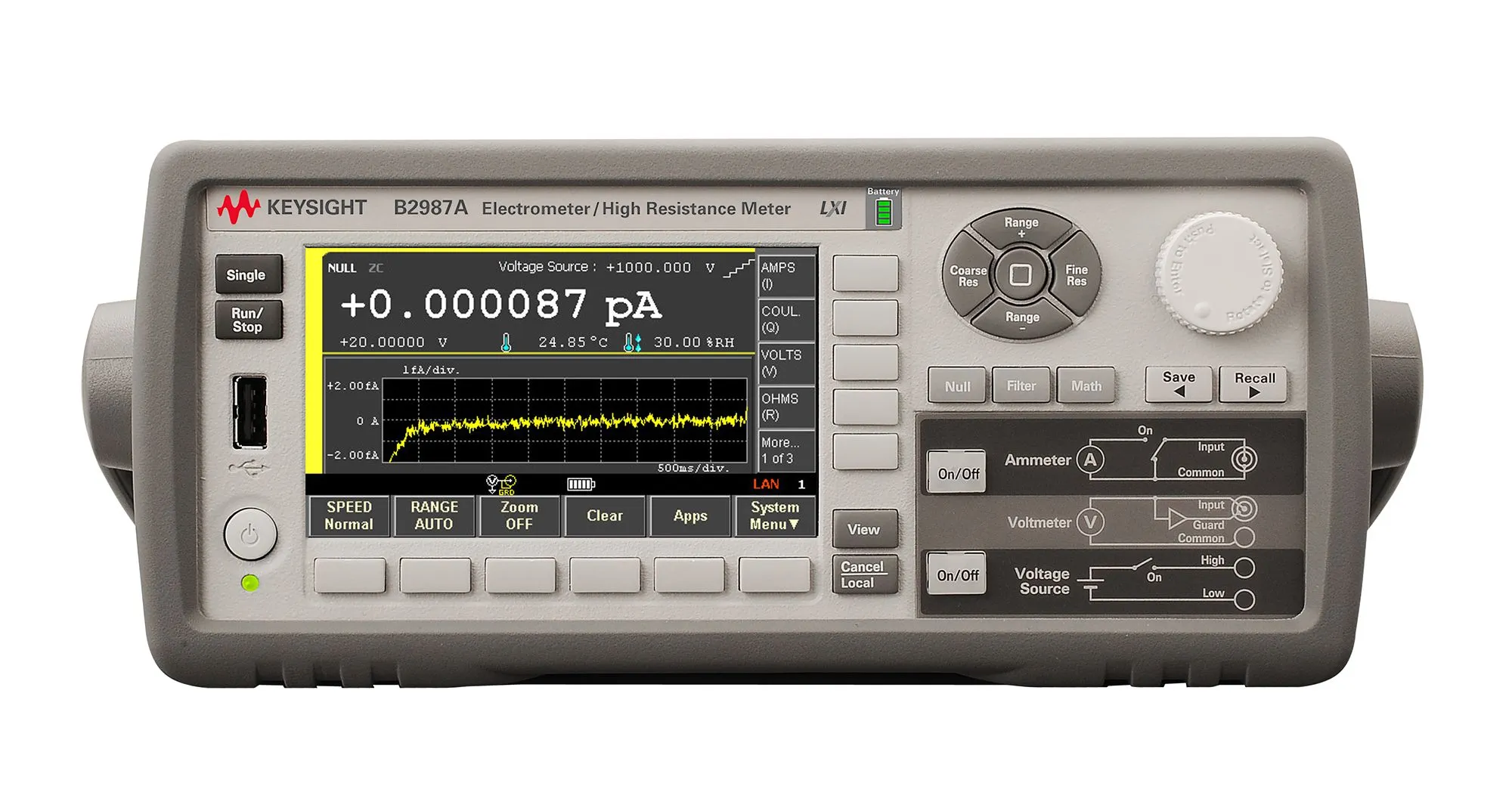 Keysight B2987A Electrometer/High Resistance Meter