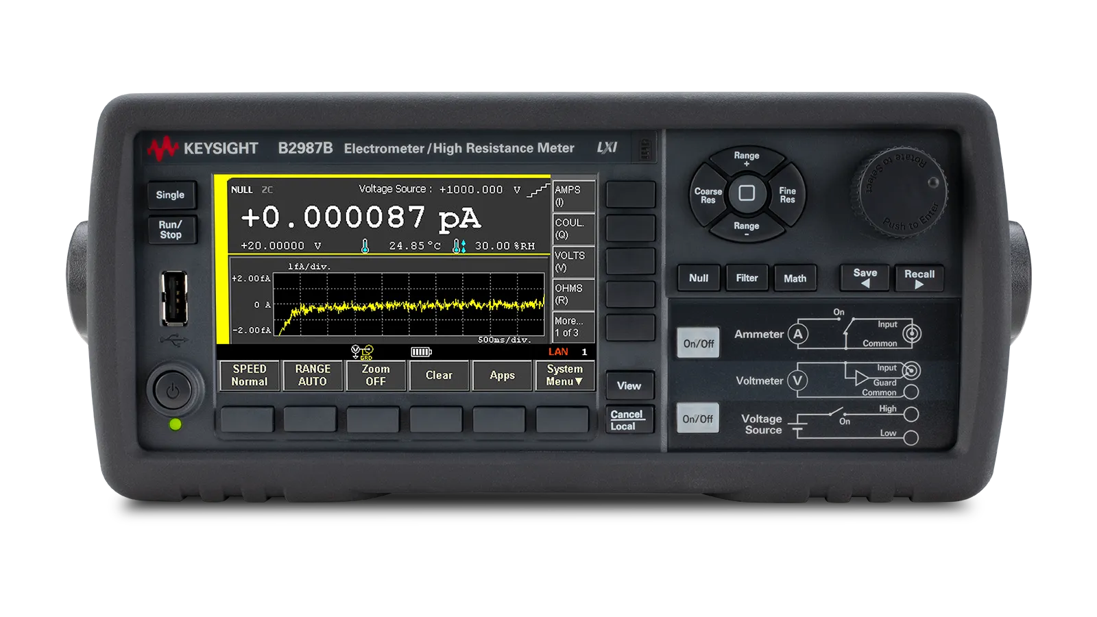 Keysight B2987B Electrometer/High Resistance Meter