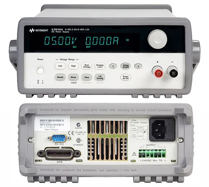 Keysight E3643A Bench Power Supply