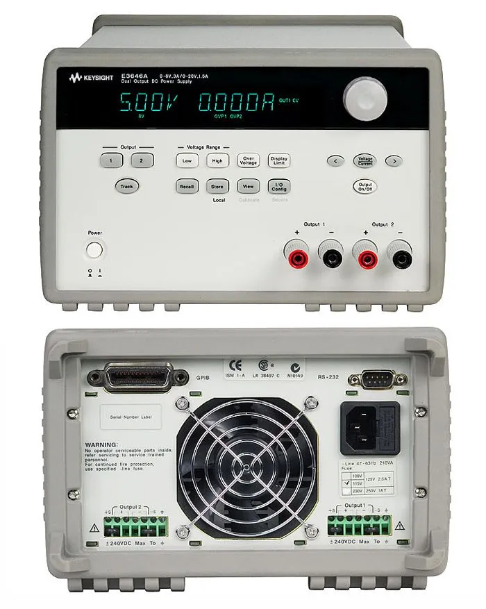 Keysight E3646A DC Power Supply
