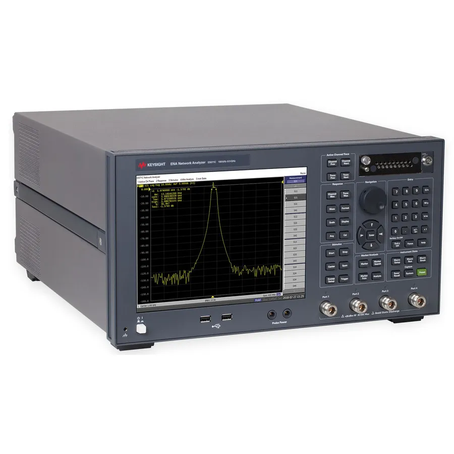 Keysight E5071C ENA Vector Network Analyzer (4-Port, Time Domain, High Stability)