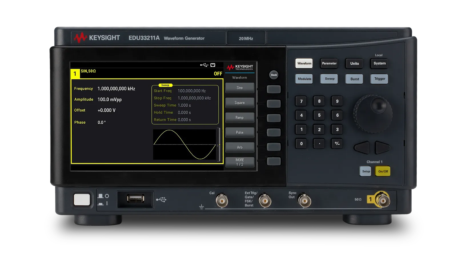 Keysight EDU33211A Function/Arbitrary Waveform Generator