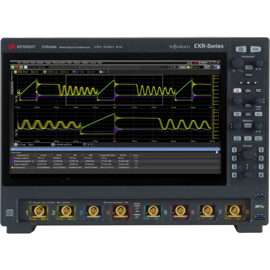 Keysight EXR208A Mixed Signal Oscilloscope