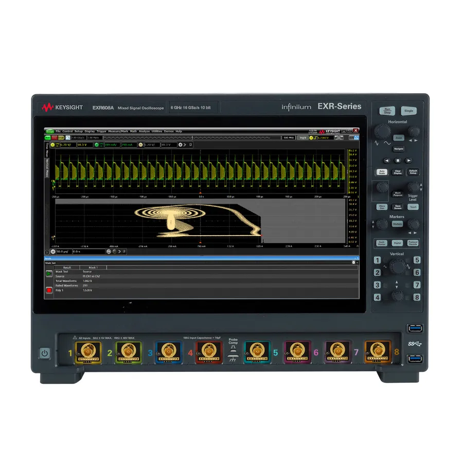 Keysight EXR608A Infiniium Real-Time Oscilloscope