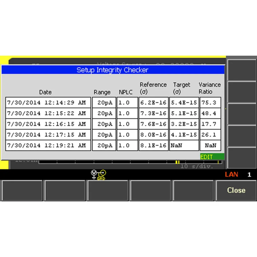 Keysight N1420A Setup Integrity Checker