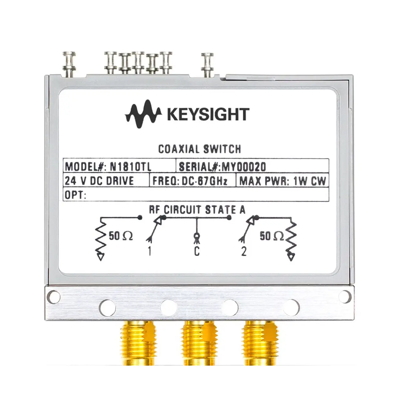 Keysight N1811TL Coaxial Switch