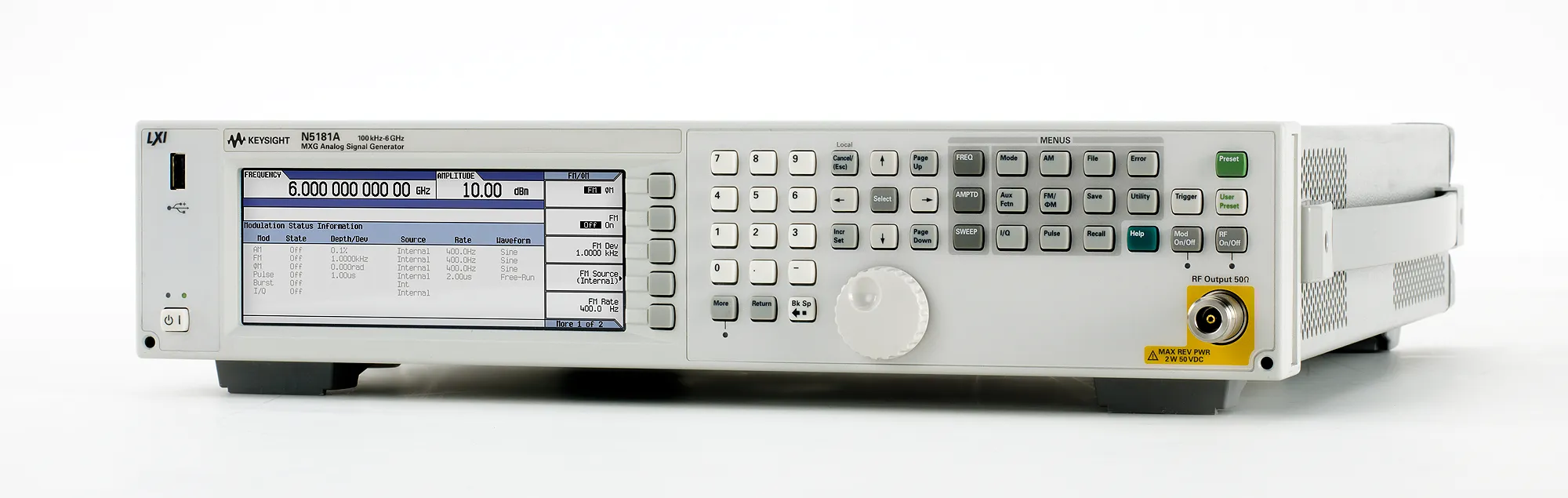 Keysight N5181A MXG RF Analog Signal Generator