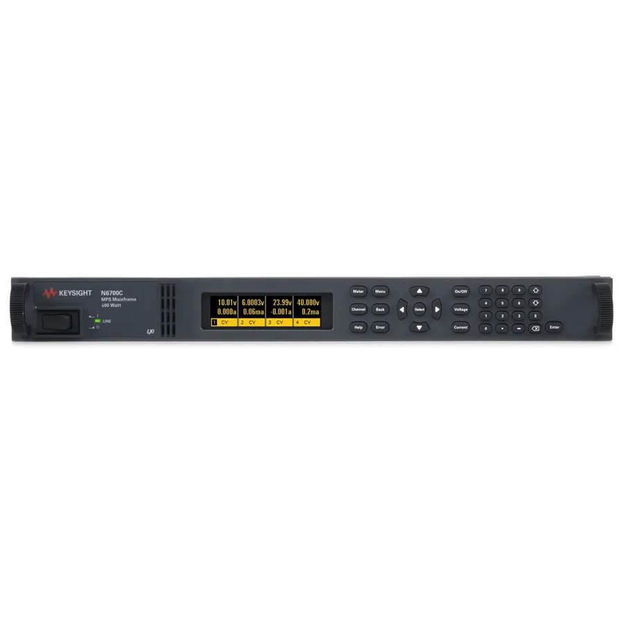 Keysight N6700C Modular Power System Mainframe with Rack Mount